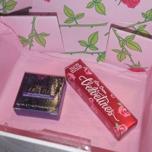 LimeCrime Velvetines Paulette lip and lid-lite eye